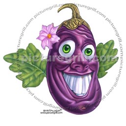 funny eggplants